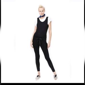 Loyal Hana Maternity Nursing Navy Jumpsuit Xs